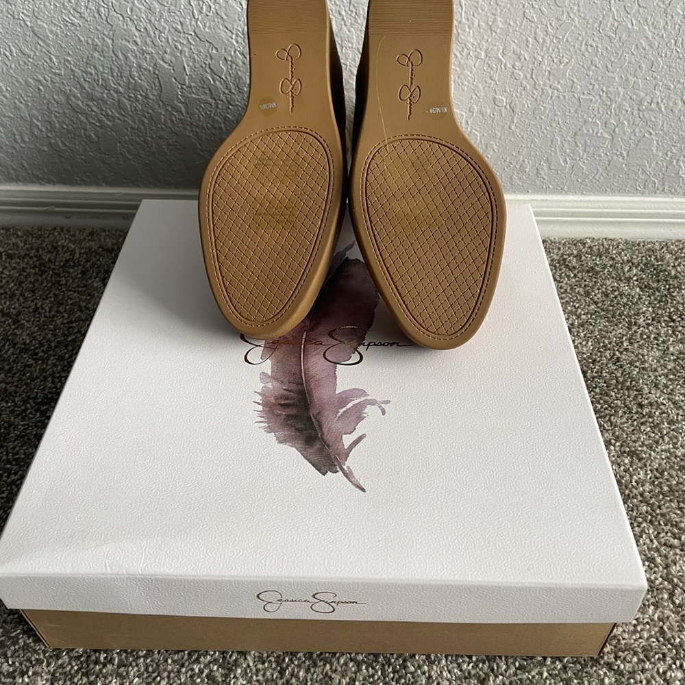 Jessica Simpson caramel suede boot - Picture 4 of 4